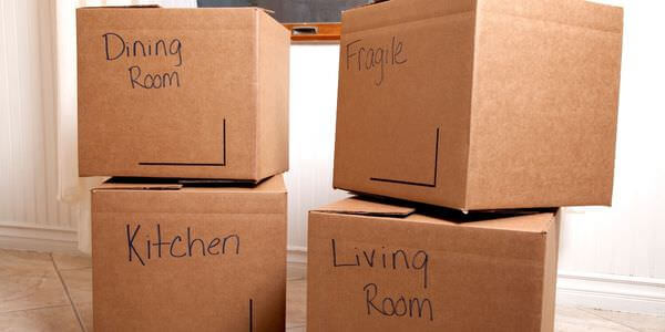 Beschriftete Umzugskartons für Küche und Esszimmer – Umzugskartons in Michelstadt